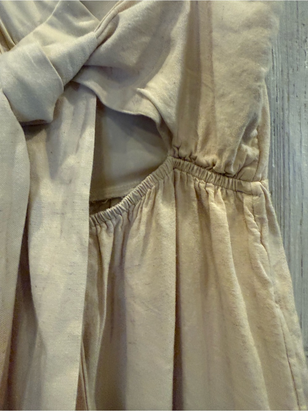 Japna Cream V-Neck Spaghetti-Strap Jumpsuit - Picture 9 of 11
